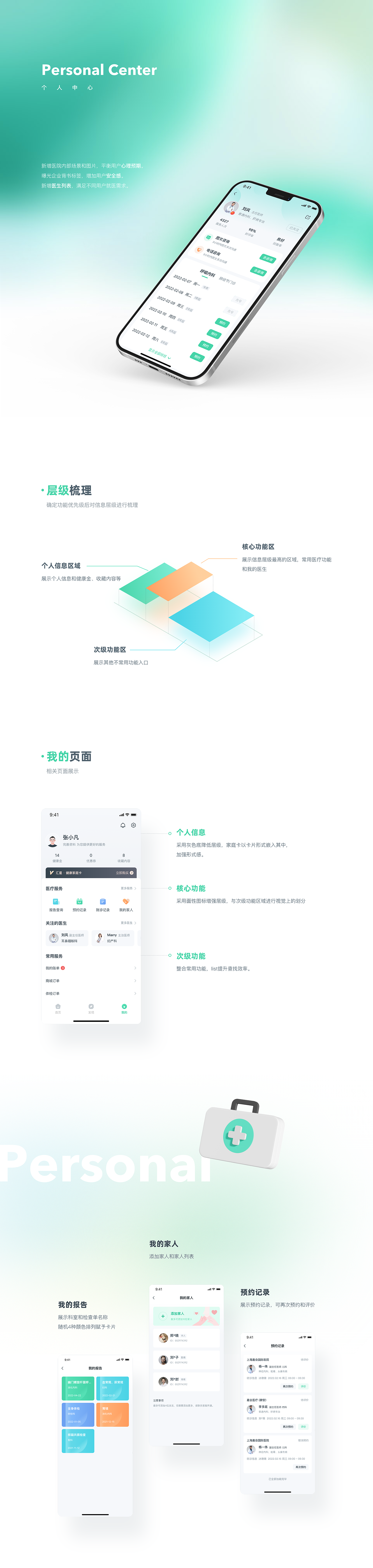 汇星医疗App改版（图ZMzU0MjQzNjc2） - APP界面 - 站酷设计师豆豆子酱原创素材 - 站酷ZCOOL