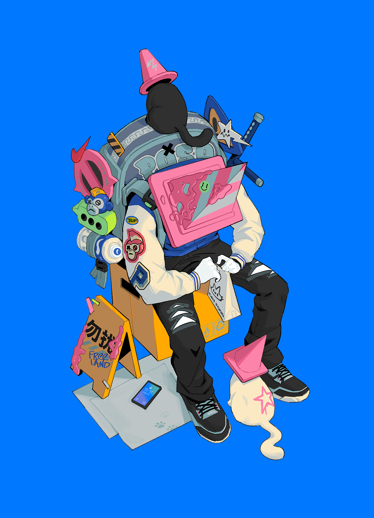 荒诞的蓝色(Absurd blue)