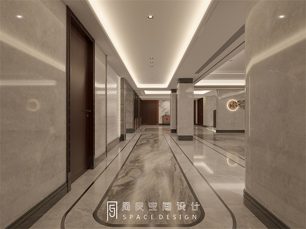 锦都·滨江名流丨水墨云山 简雅中式（图ZMzA4OTg2MjE2） - 家装设计 - 站酷设计师LDD艺术空间设计原创素材 - 站酷ZCOOL