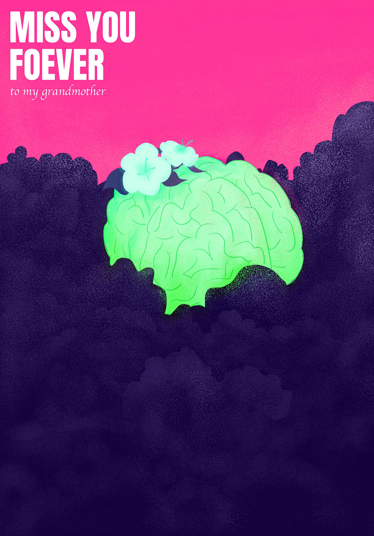 插画创作/纪念去世的亲人（图ZMzI0NzU4NTEy） - 其他平面 - 站酷设计师BEYES_DESIGN原创素材 - 站酷ZCOOL