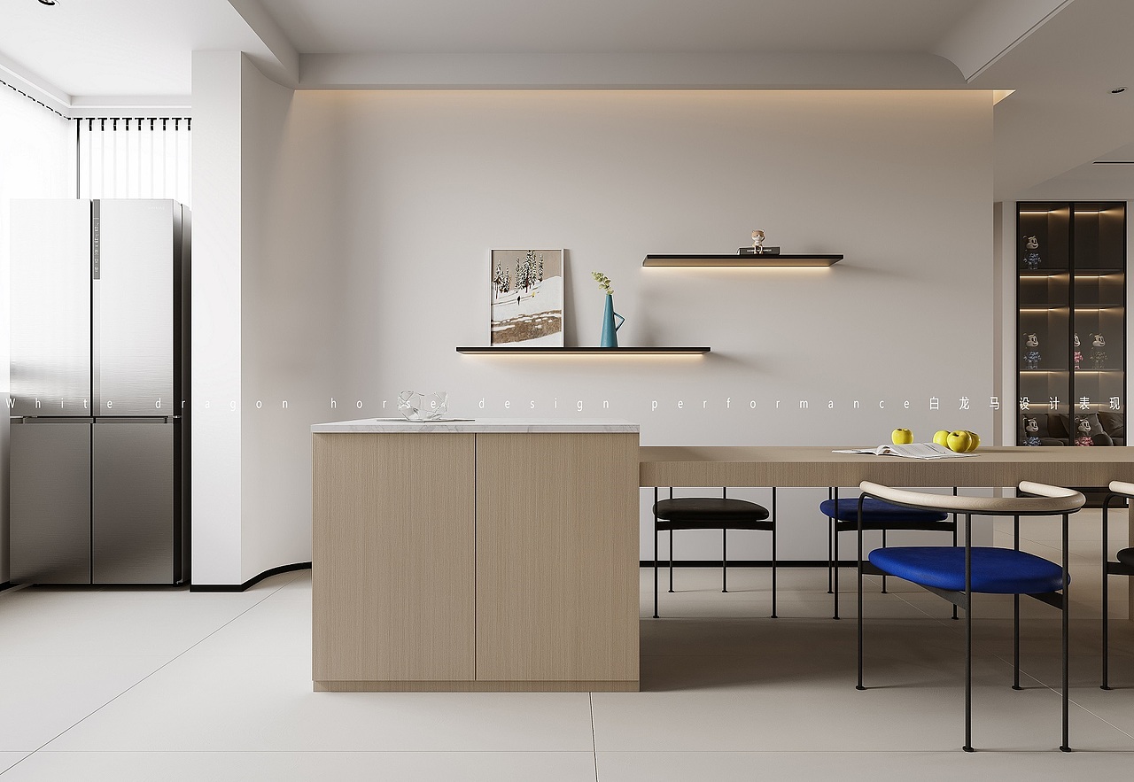 现代极简全屋—白龙马效果图