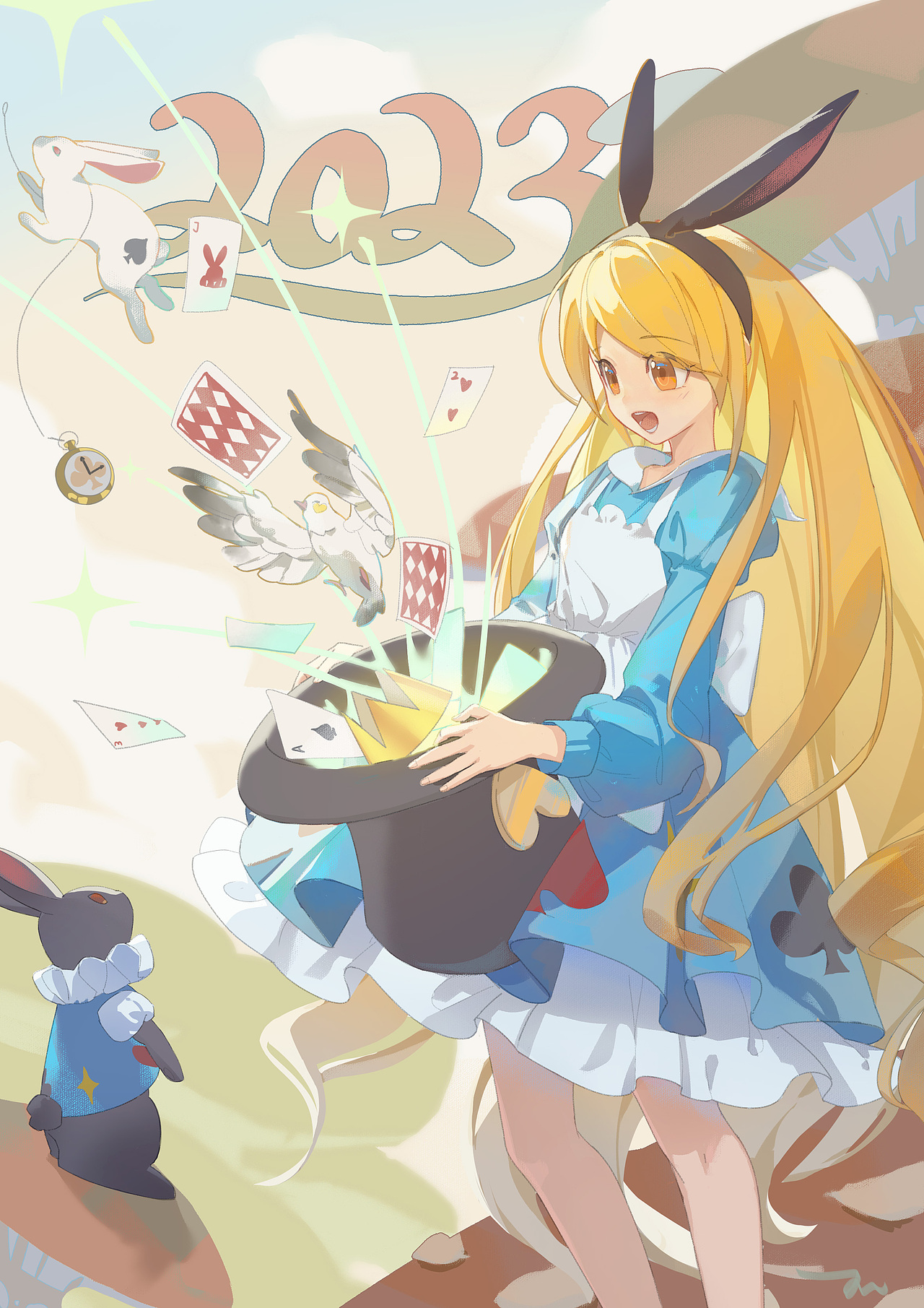 奇境梦游1-7幕（图ZMzYzOTg5NDcy） - 艺术插画 - 站酷设计师江晓尾原创素材 - 站酷ZCOOL