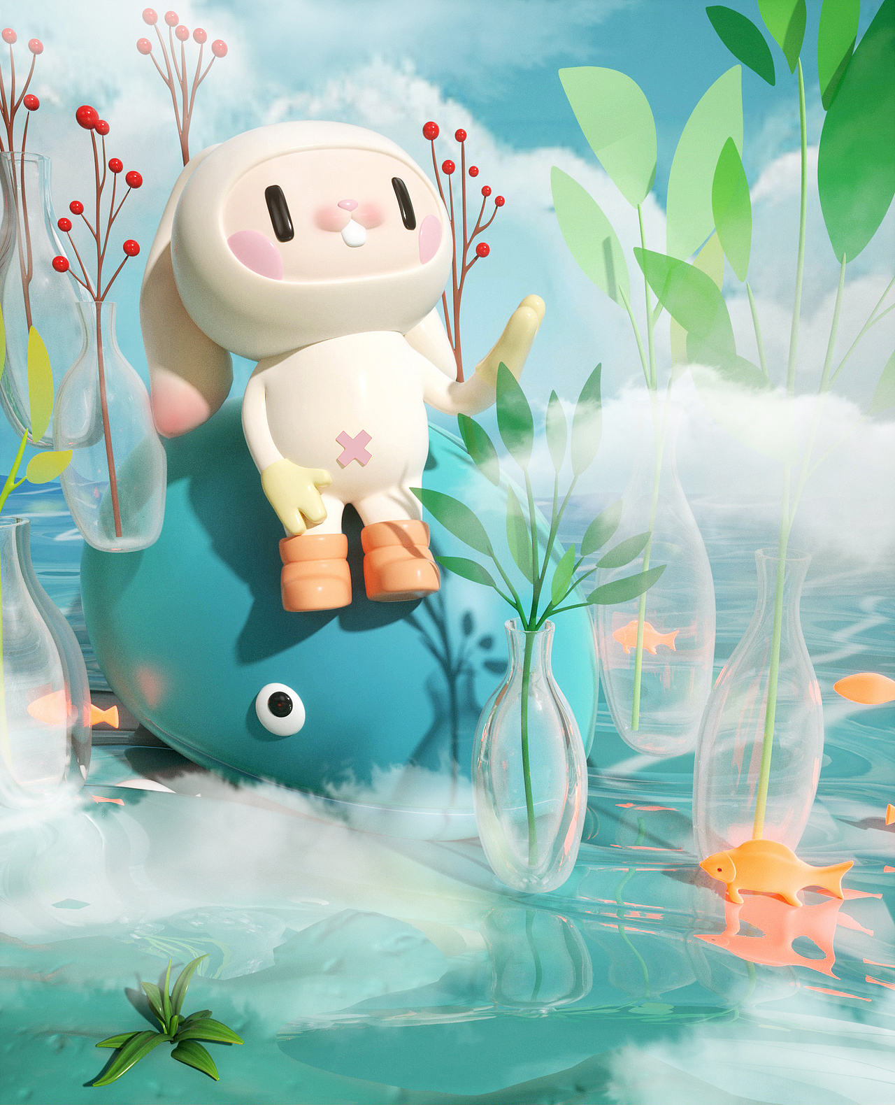 C4D学员-日常练习作品 03(图ZMjk3MTE5NDQw) - 其他三维 - 站酷设计师C4D杨帆原创素材 - 站酷ZCOOL