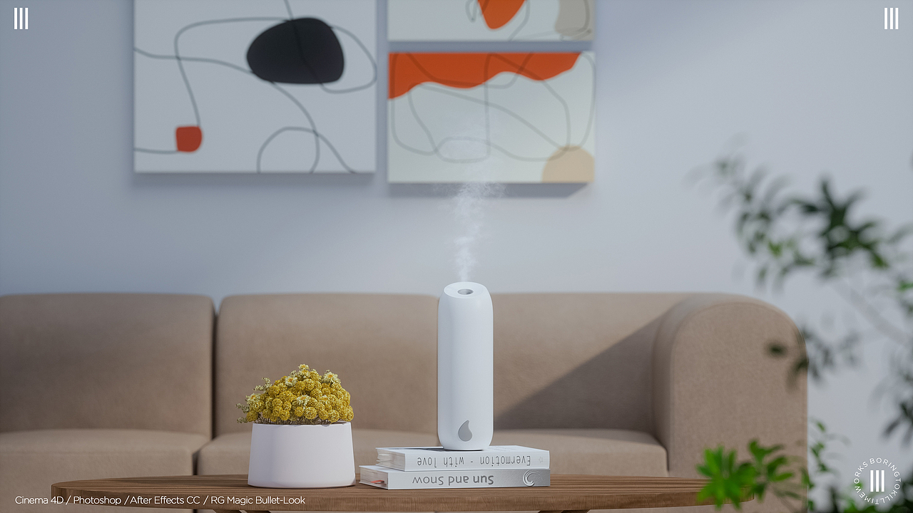 C4D产品渲染 I 香薰机（图ZMjk4NTg2NTg4） - 产品 - 站酷设计师夏先生k原创素材 - 站酷ZCOOL