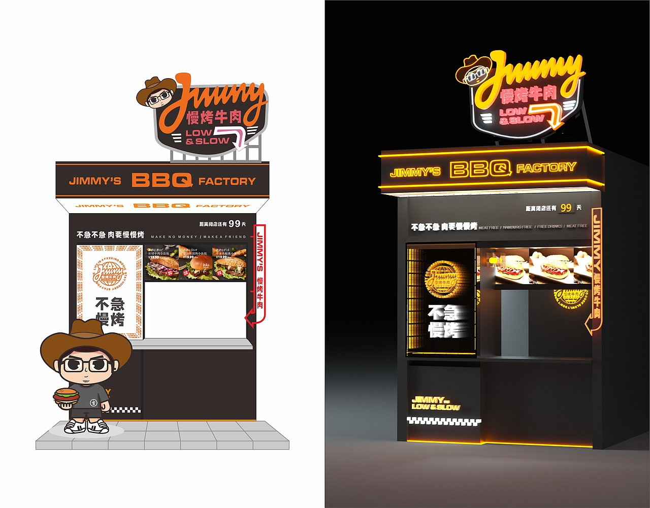 jimmy's 慢烤牛肉餐饮品牌（图ZMzM1MTcxMjIw） - 人物/生物 - 站酷设计师葱葱葱啊原创素材 - 站酷ZCOOL