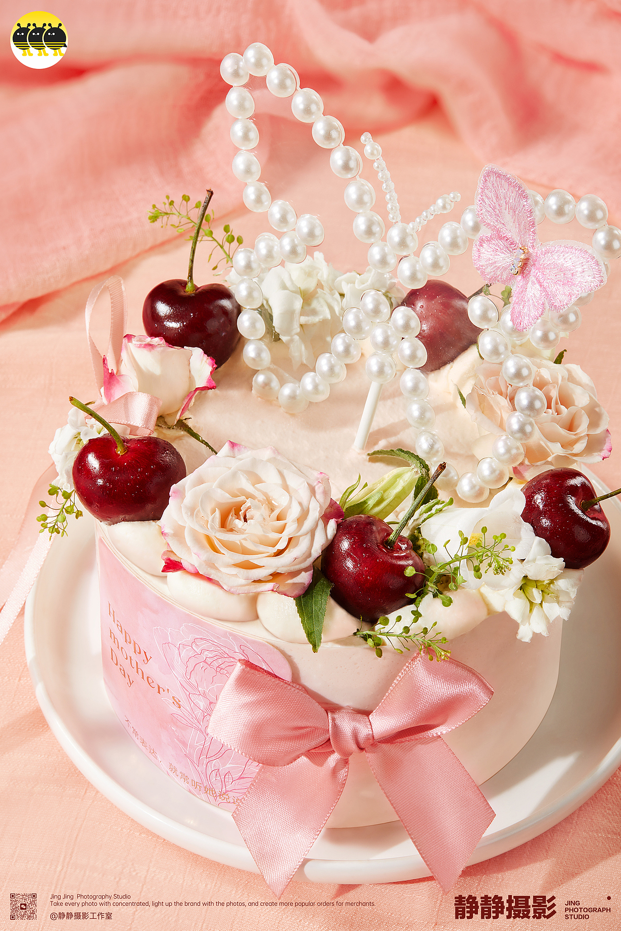 油畫溫柔系母親節(jié)蛋糕（圖ZMzY4NDEyNTEy） - 美食攝影 - 站酷設(shè)計師cheung_靜靜原創(chuàng)素材 - 站酷ZCOOL