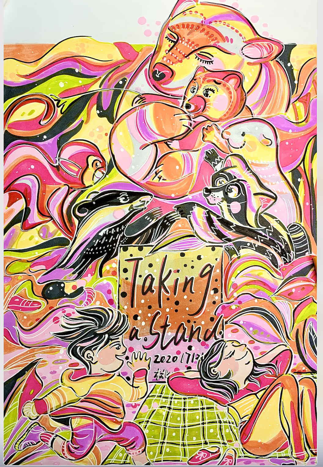 马克笔手绘插画7