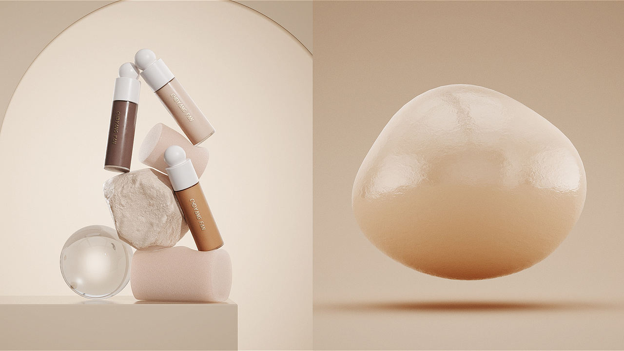 C4D-Rare Beauty粉底液动态（图ZMzMzODUwNzQ0） - 动画/影视 - 站酷设计师C4D杨帆原创素材 - 站酷ZCOOL