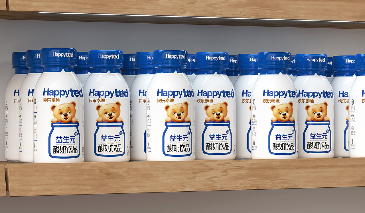 快乐泰迪×长江丨以IP形象破局,撬动酸奶新品发展