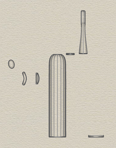 牙刷的模型制作