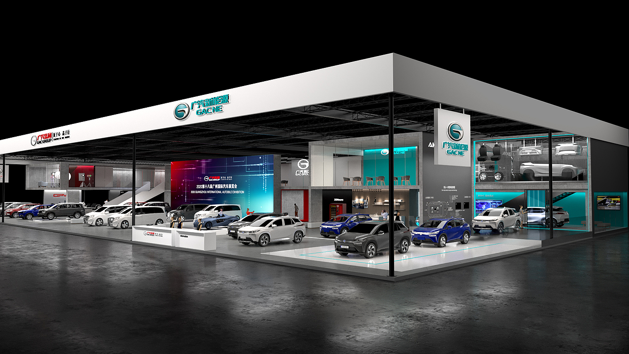 广汽传祺车展比稿（图ZMzExNDM5Mzk2） - 展陈设计 - 站酷设计师NormanYan原创素材 - 站酷ZCOOL