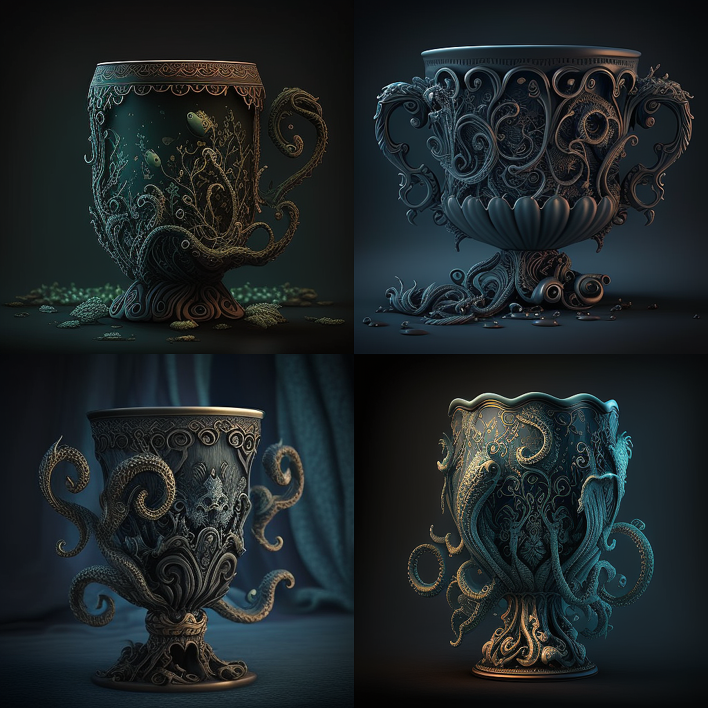 AI · 克苏鲁风杯子