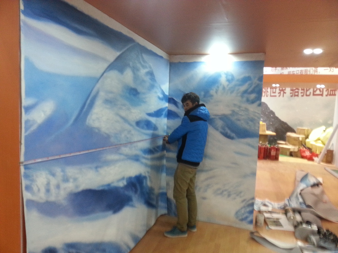 广州第十届亚洲运动用品与时尚展骆驼品牌3D画（图ZMzI2MzM4NzMy） - 绘画 - 站酷设计师上海3D地贴原创素材 - 站酷ZCOOL