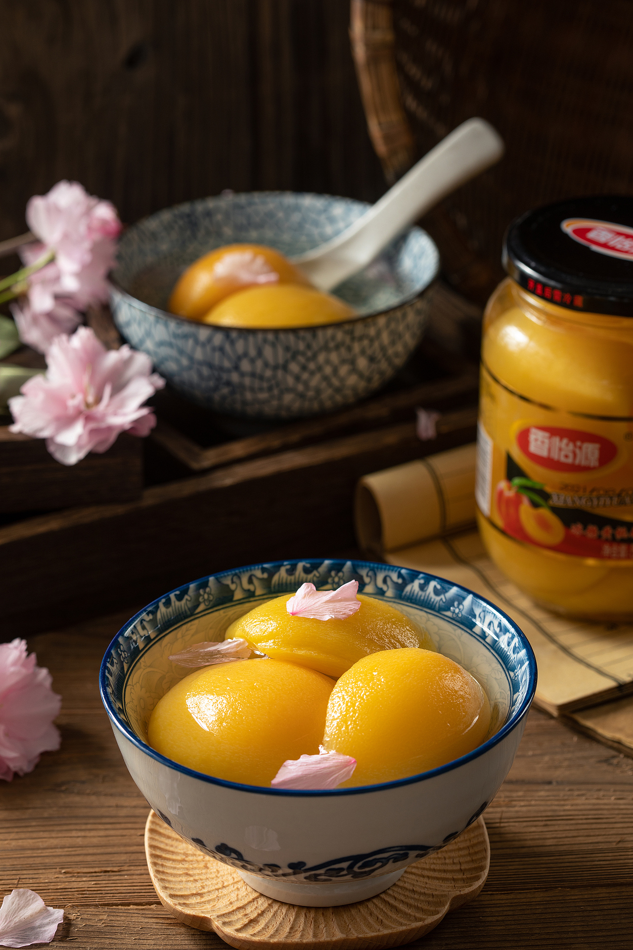 产品摄影,美食摄影,黄桃罐头拍摄