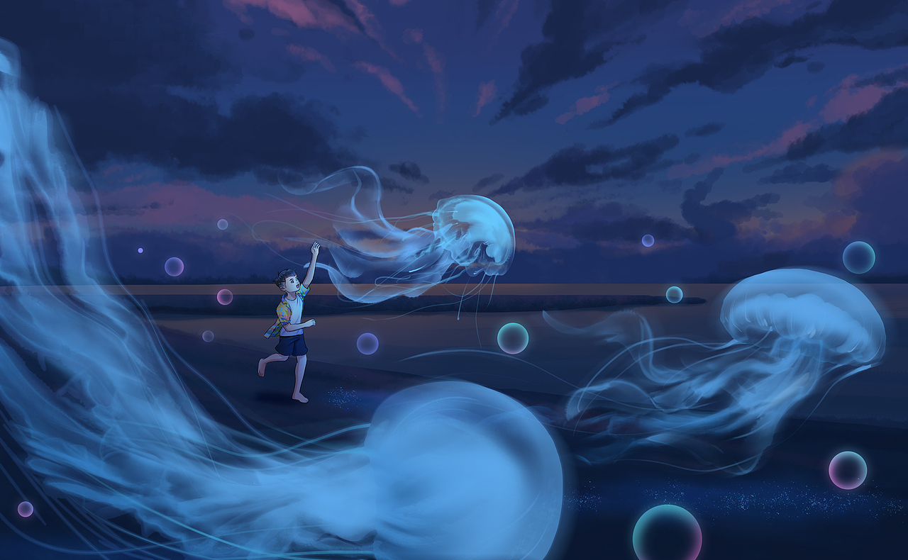 遨游在碧海蓝天（图ZMzIxODc0NzEy） - 创作习作 - 站酷设计师禾大程原创素材 - 站酷ZCOOL