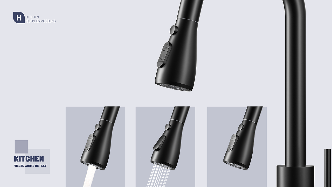 卫浴-水龙头的建模与渲染（图ZMzMzMjU1NDY4） - 场景 - 站酷设计师黑猫好紧张原创素材 - 站酷ZCOOL