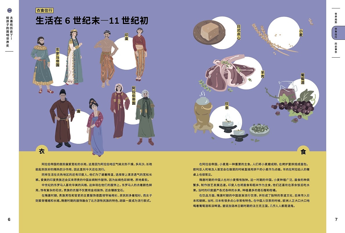 《太喜欢历史了》绘本部分/数字插画（图ZMzQwNjE3ODM2） - 儿童插画 - 站酷设计师梁稳赢原创素材 - 站酷ZCOOL