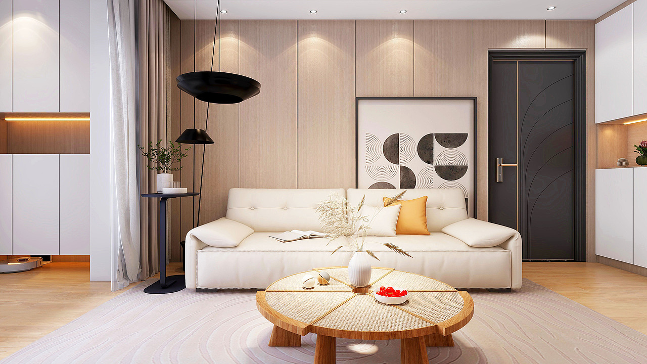 金地西湖春晓原木奶油风98㎡3房