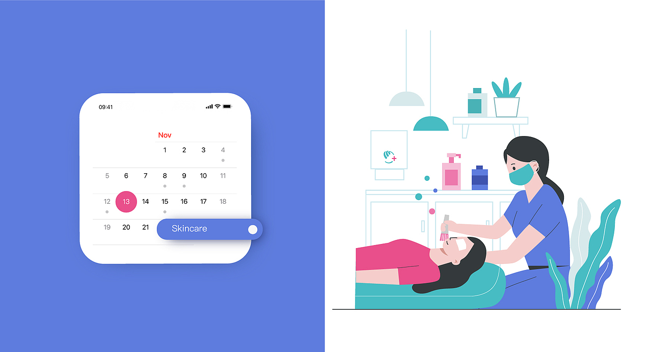 品牌系列插画-Deyi Skin德医皮肤年度插画