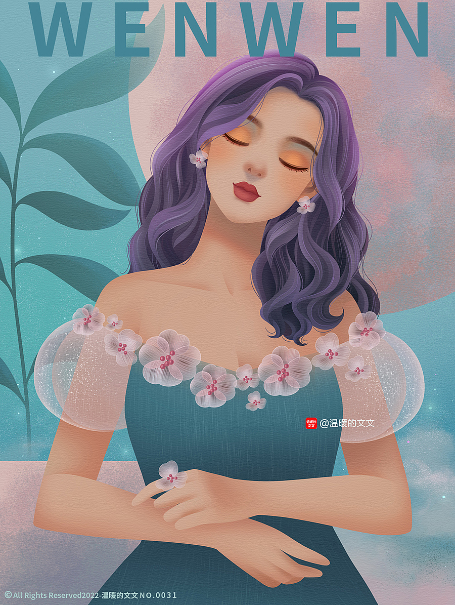 国潮风时尚小姐姐