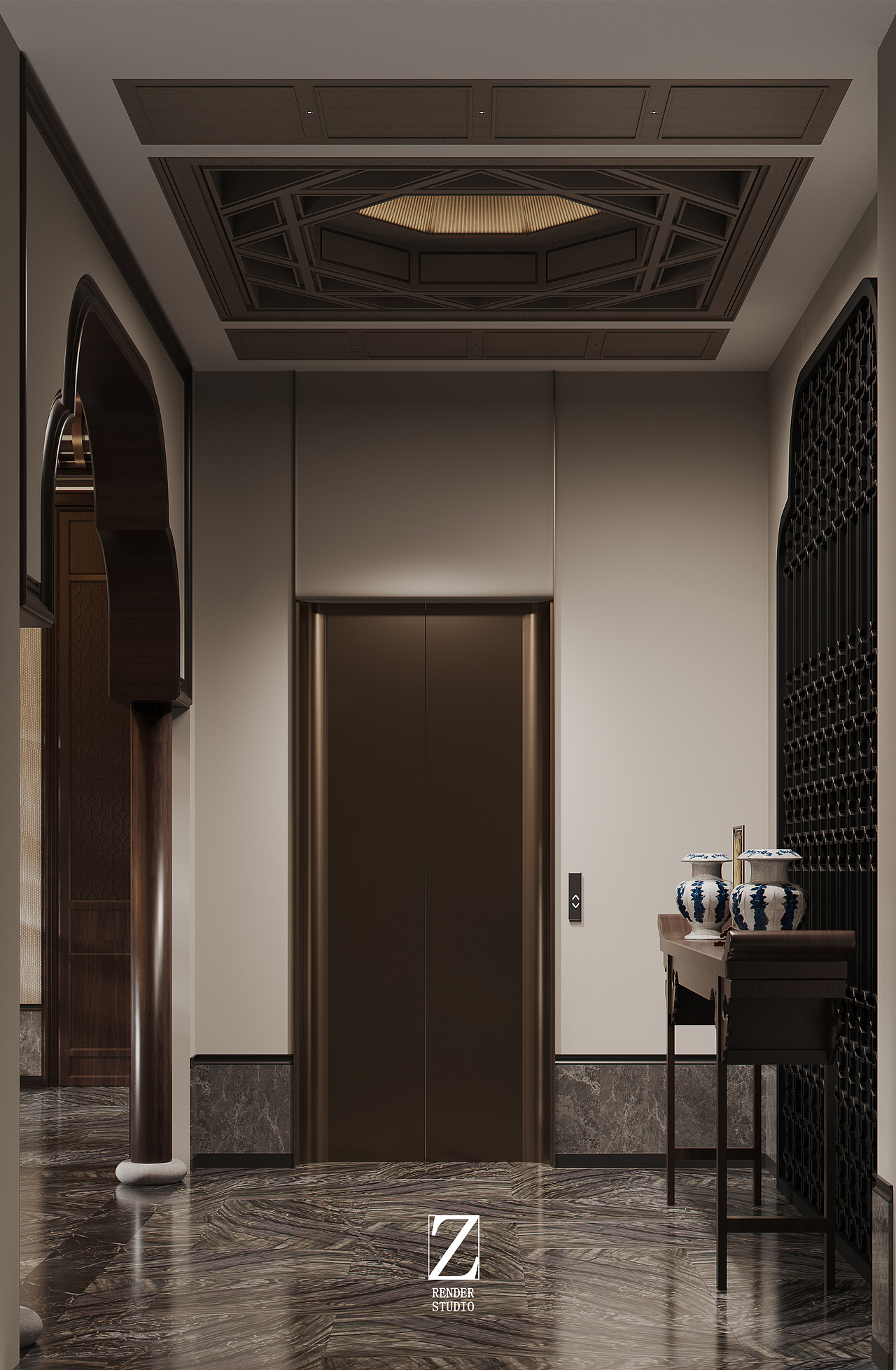 四合院住宅设计表现一