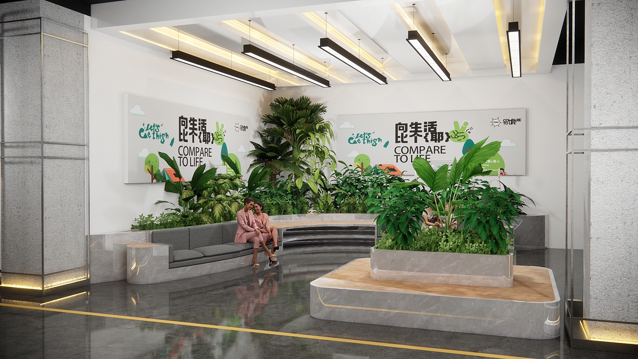 地下停车场飞机稿，被甲方说土（图ZMzQxNjUyOTIw） - 建筑/空间 - 站酷设计师佛系务工原创素材 - 站酷ZCOOL