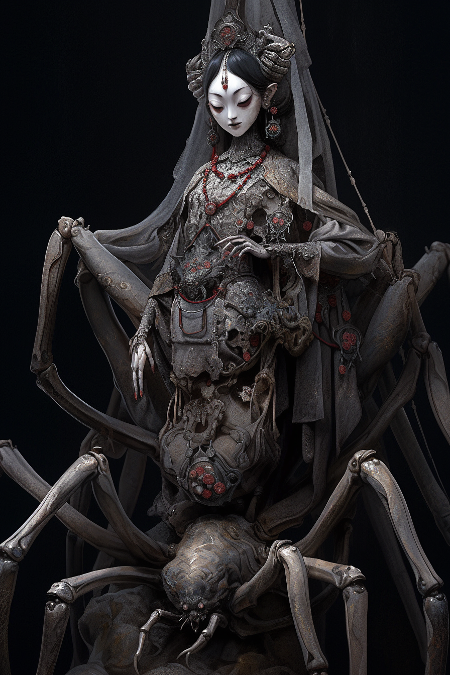 《暗黑西游—蜘蛛精》(ai系列）（图ZMzQwODU4NDEy） - 概念设定 - 站酷设计师mmzvp原创素材 - 站酷ZCOOL
