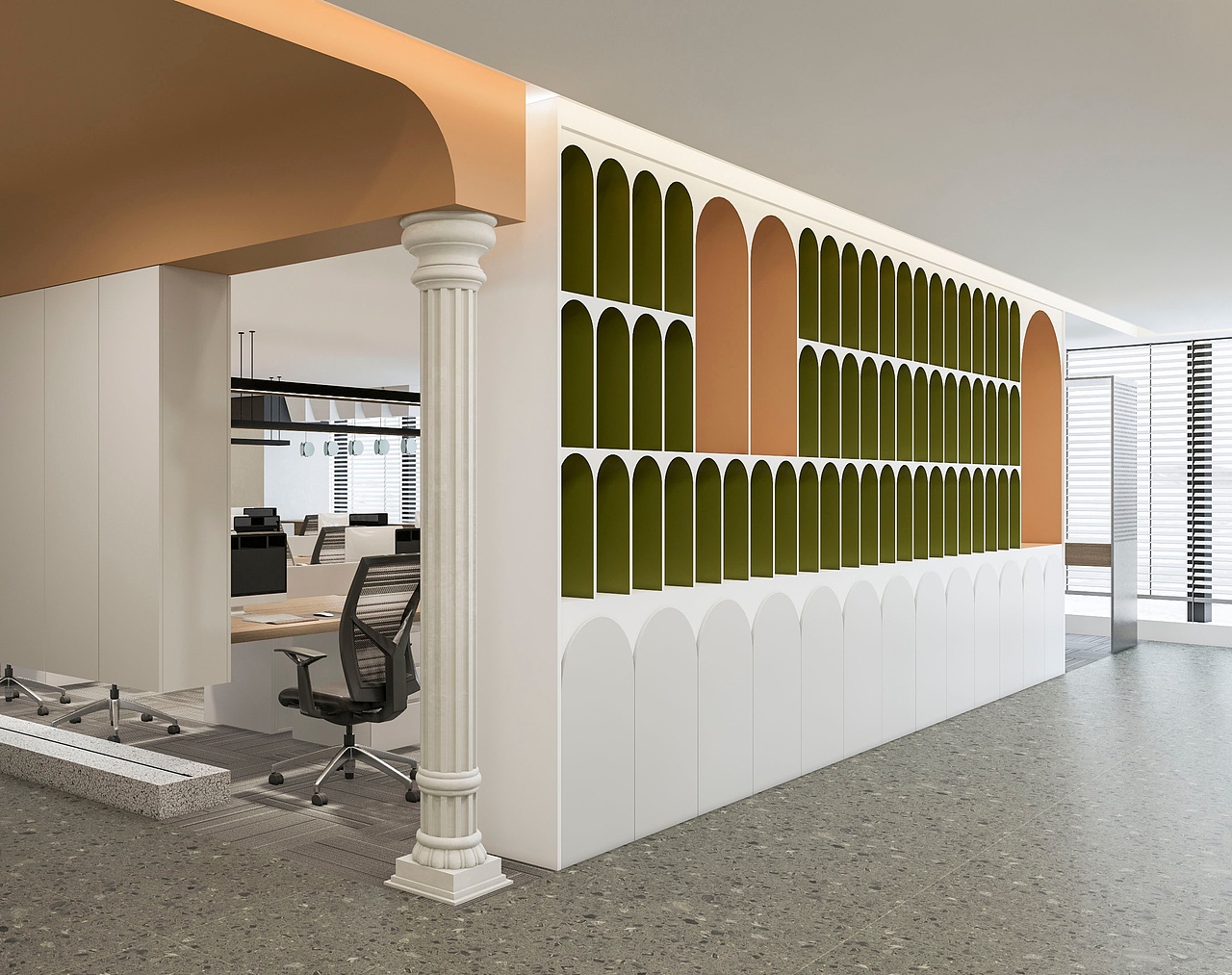 设计事务所 诺仕科技办公空间,方圆之间·别具洞见