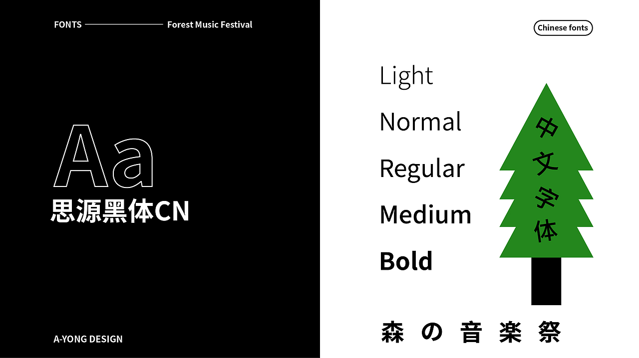 森的音乐节主题KV设计