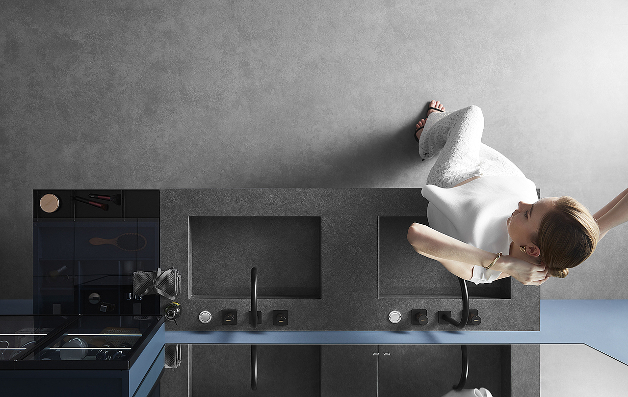 浴室柜产品拍摄 | 时尚科技感