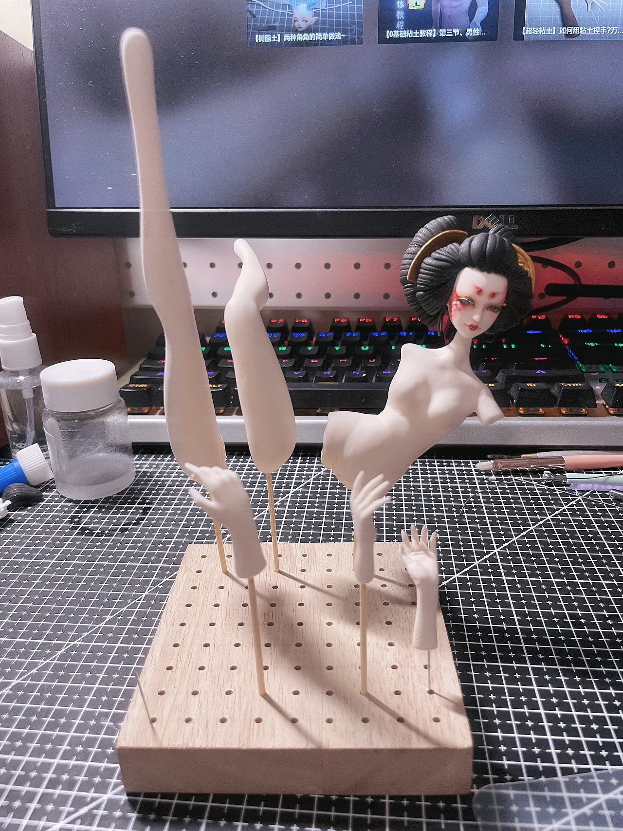 原创粘土作品——花美人系列之《彼岸之魂》（图ZMzQ5NDg1NDQw） - 手办/模玩 - 站酷设计师西西里的爱美丽原创素材 - 站酷ZCOOL