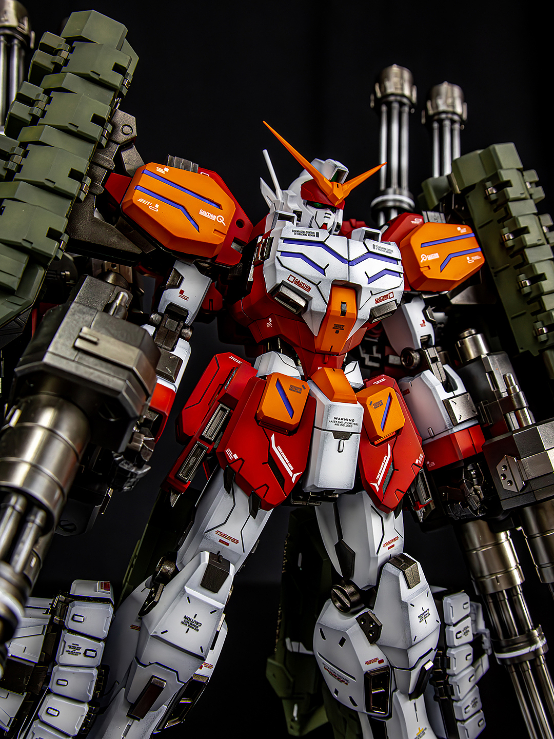 超新星MG1/100重炮高达 刺猬装重装武器 原色喷涂