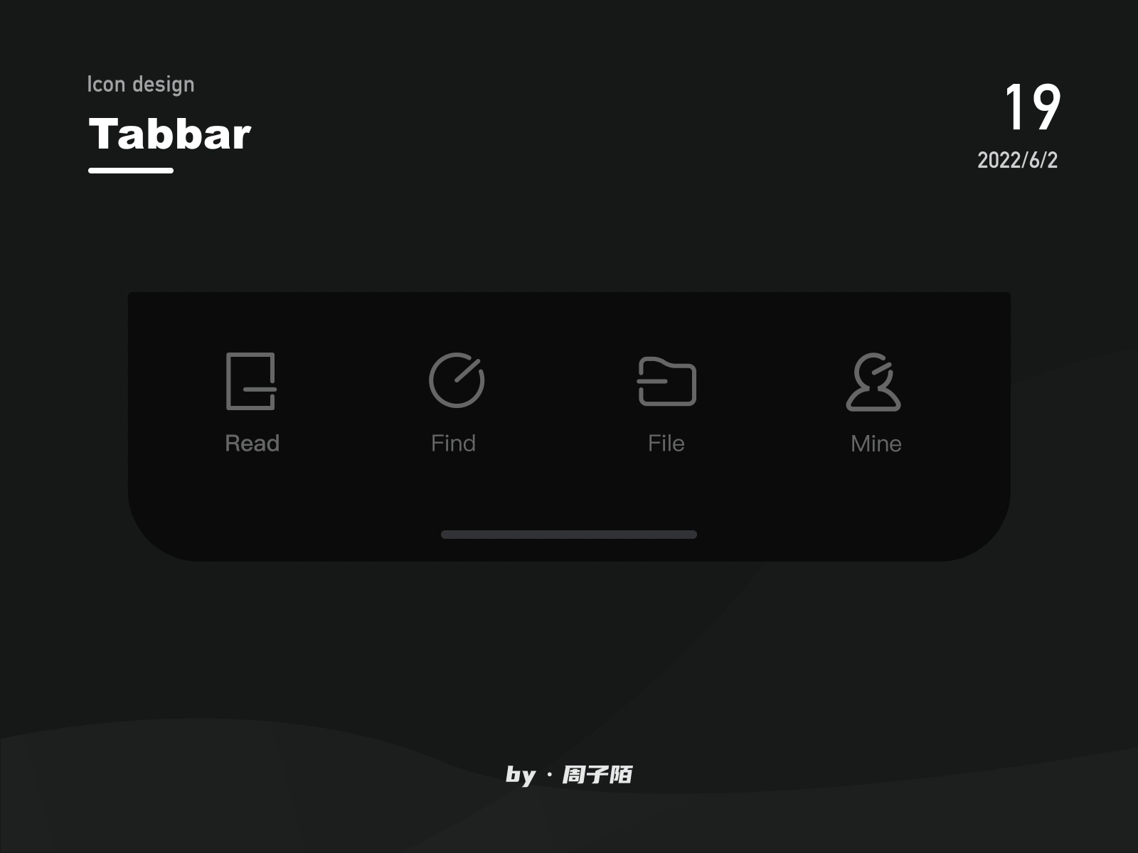 Tabbar图标动效练习合集(图ZMzA1MTQwMTQ0) - 动效设计 - 站酷设计师周子陌原创素材 - 站酷ZCOOL