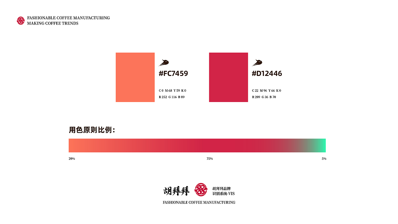 胡拜拜 x 望潮君 - 咖啡餐饮业品牌全套VI视觉设计