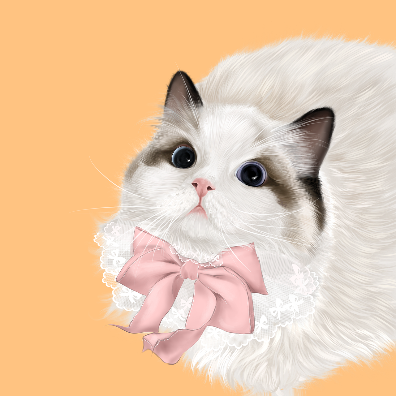 写实风宠物手绘