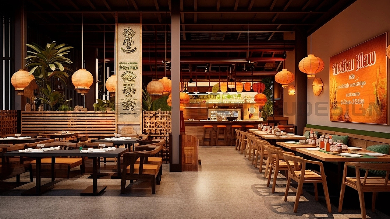 坐标厦门📍店面装修设计｜泰国菜泰式大排档（图ZMzYzMTYxNzI0） - 商业空间设计 - 站酷设计师葉文濤VictorYeh原创素材 - 站酷ZCOOL