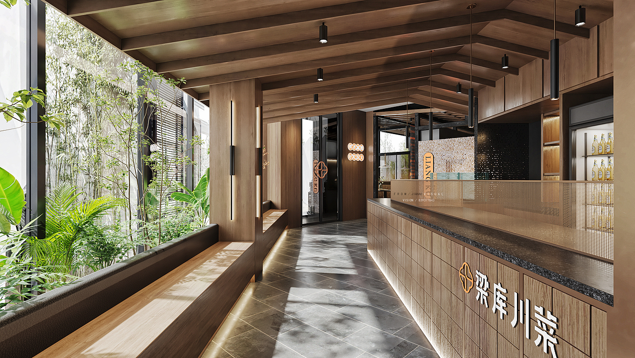 餐饮店效果表现