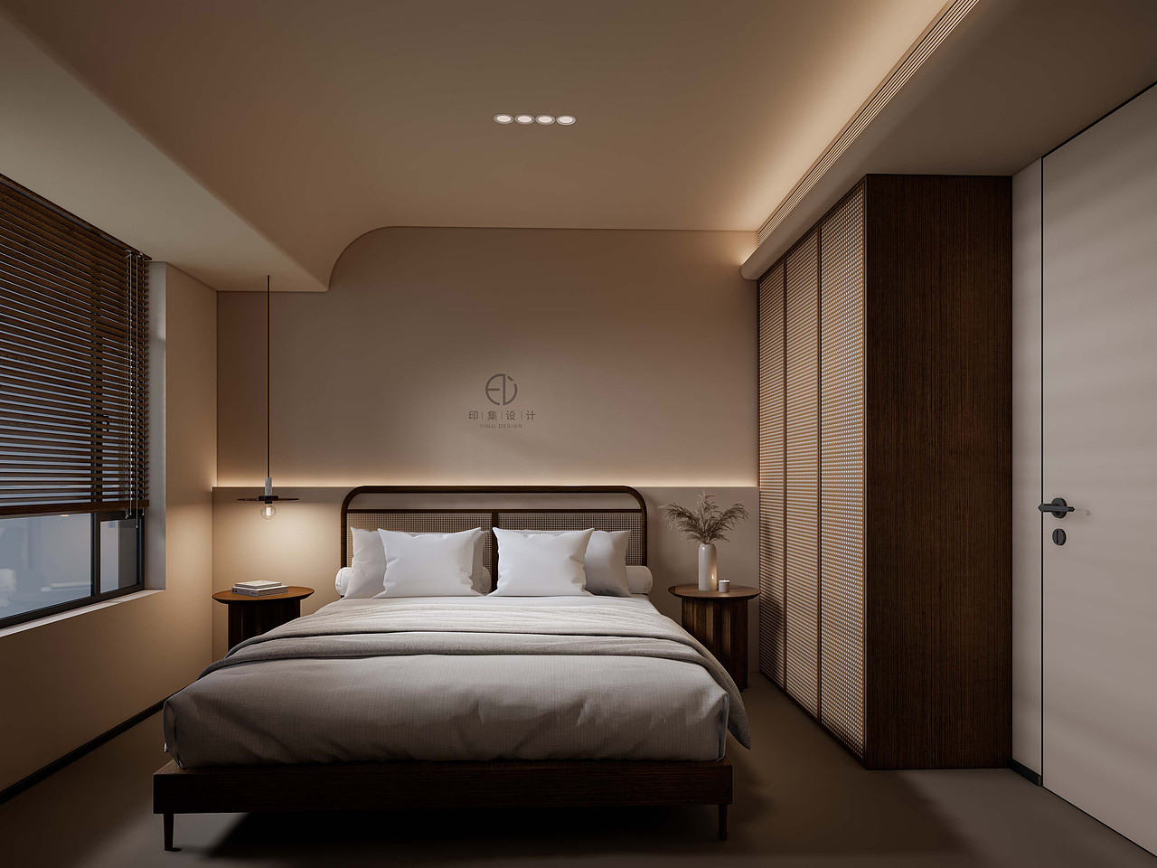 150㎡黑胡桃侘寂风：隐于时光的自然之美（图ZMzUzMTA5NDI4） - 家装设计 - 站酷设计师印集装饰设计原创素材 - 站酷ZCOOL