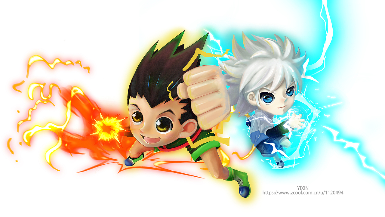 《全职猎人》游戏美宣原画（图ZMzAzODc2MjA4） - 游戏原画 - 站酷设计师鑫画道原创素材 - 站酷ZCOOL