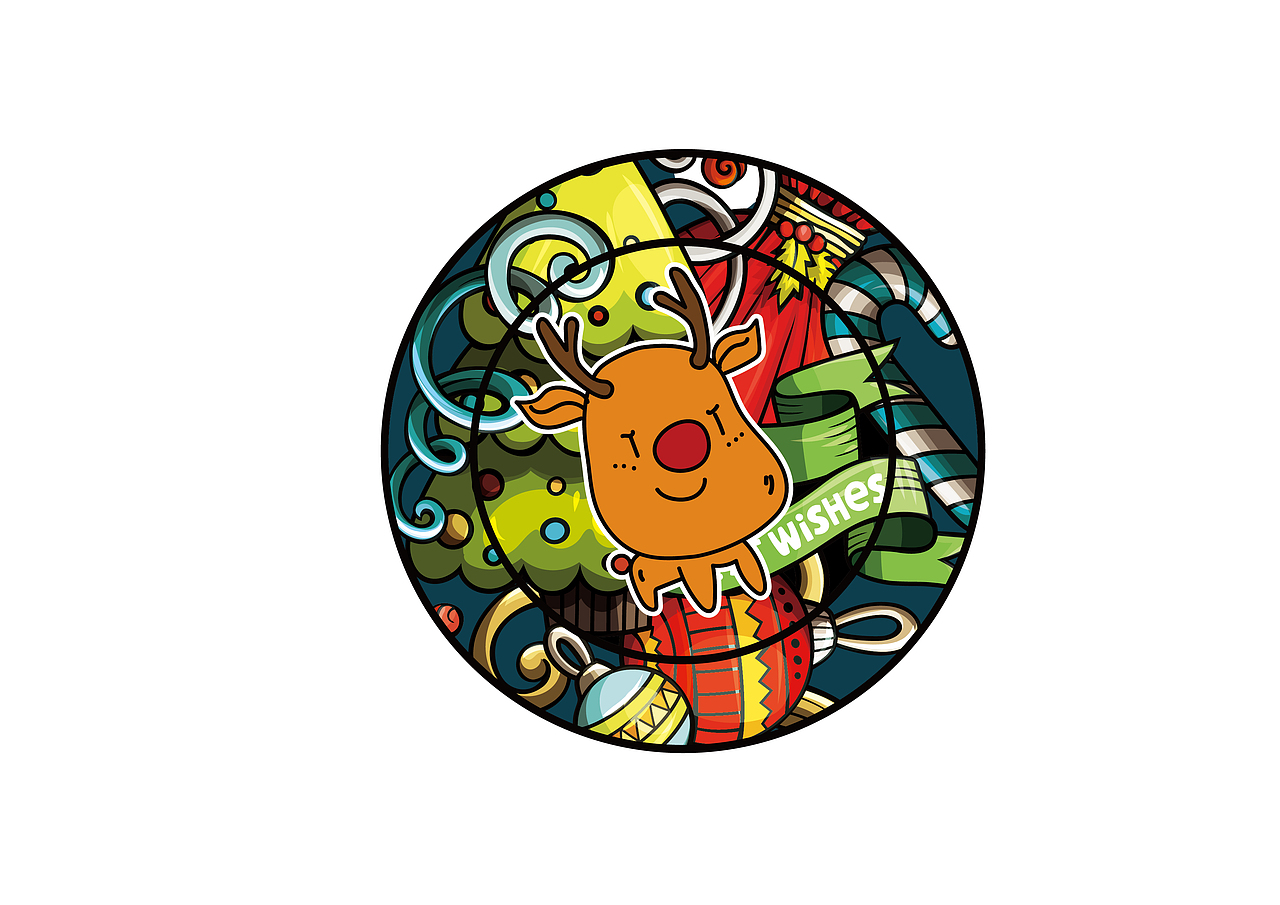 原创怪兽兔IP第6弹插画设计(圣诞系列)