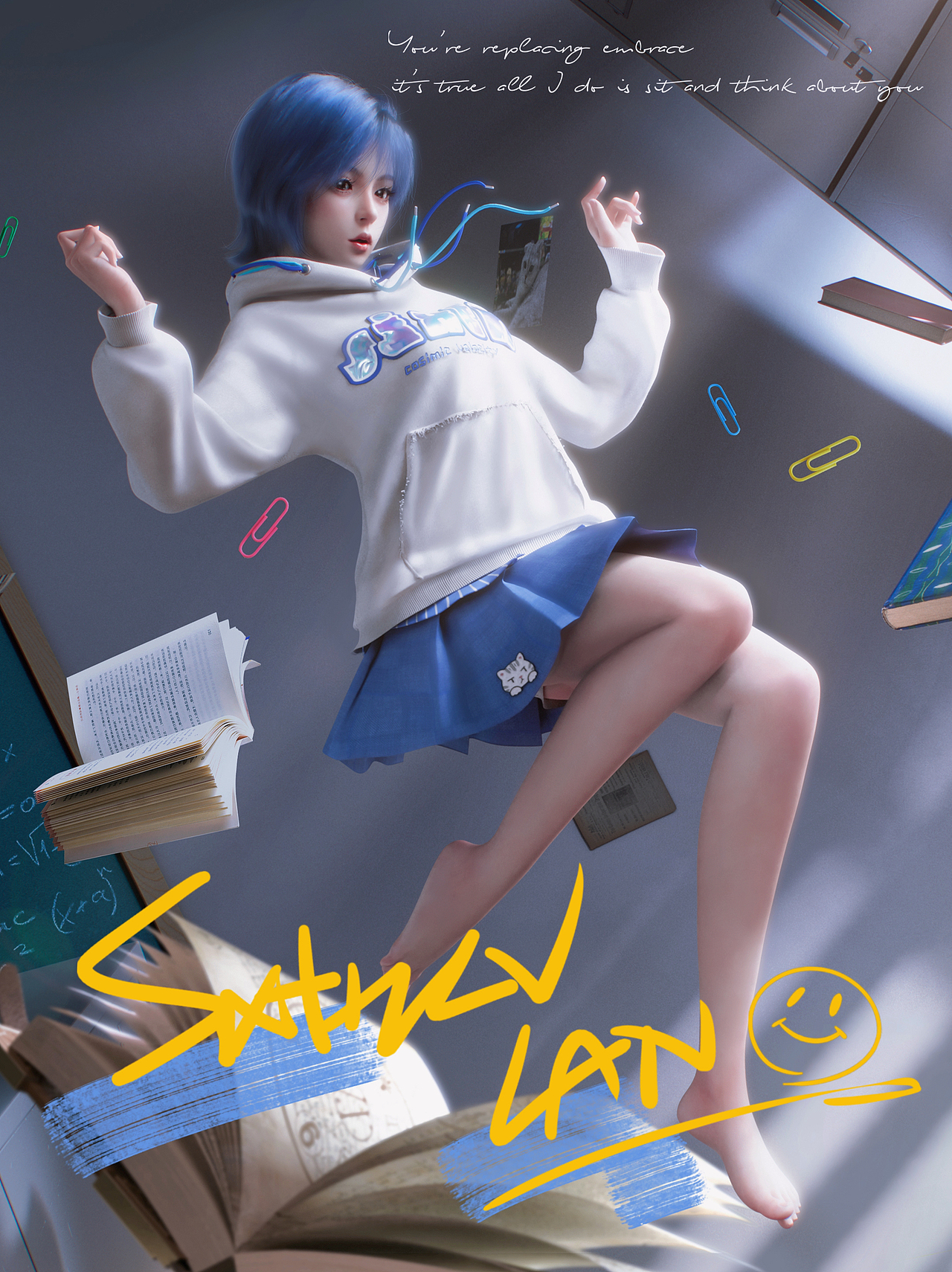 虚拟人-形象展示 | 岚の校园光影（图ZMzM1NjI4MzUy） - IP形象 - 站酷设计师第六宇速_SixthCV原创素材 - 站酷ZCOOL