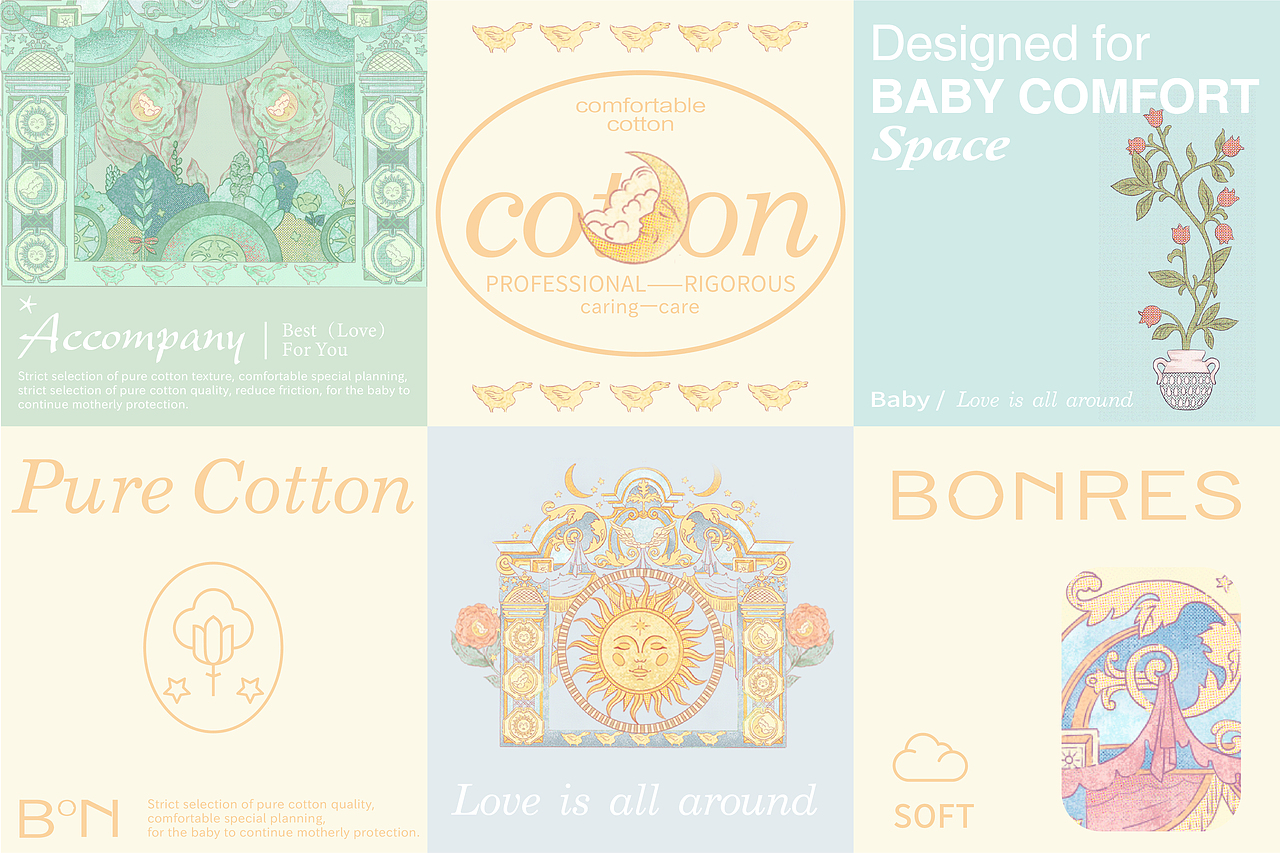 《BONRES邦尔伯》品牌设计——以爱的形态陪伴在身边