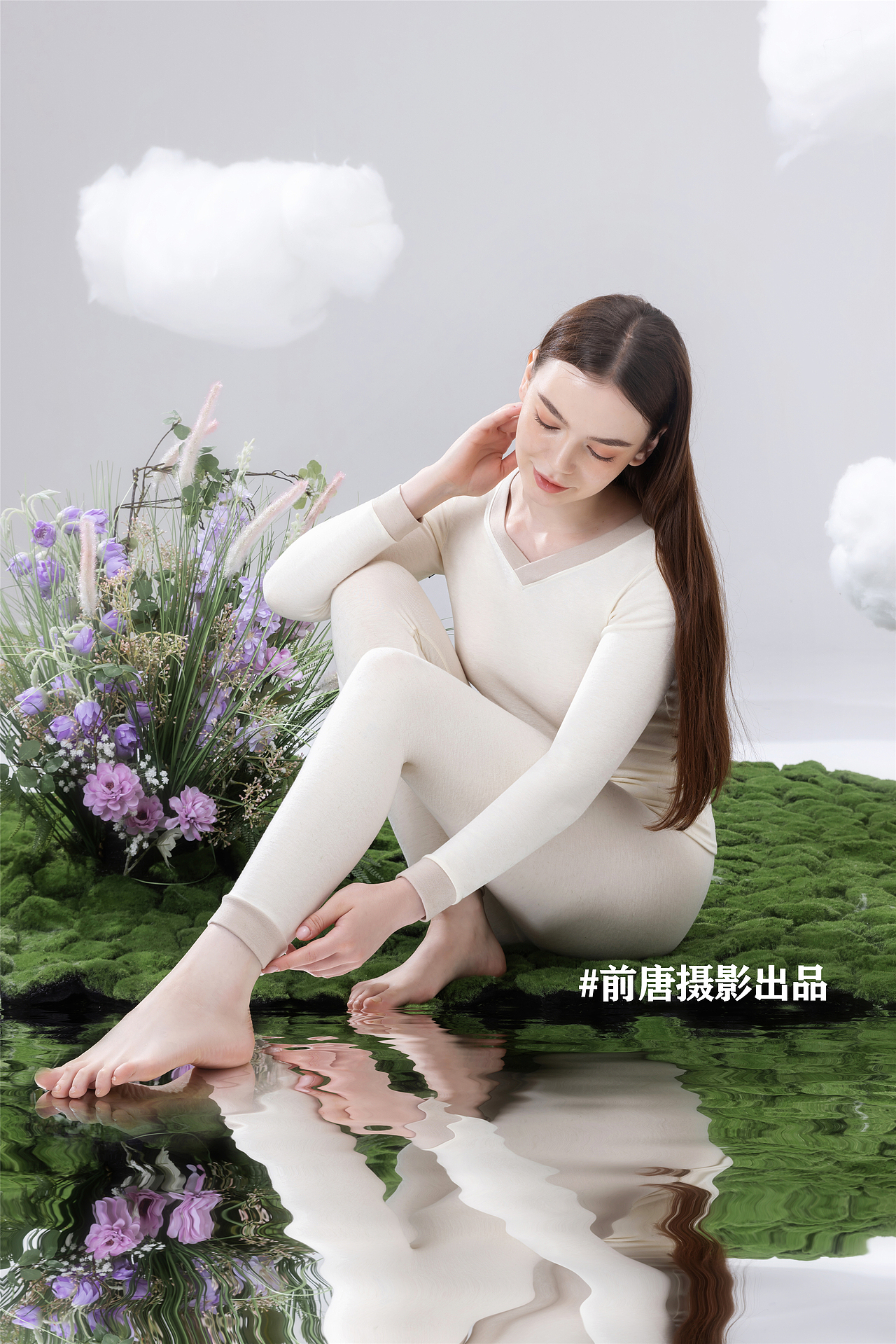 保暖衣 内衣 打底衫 创意精拍 保暖衣拍摄