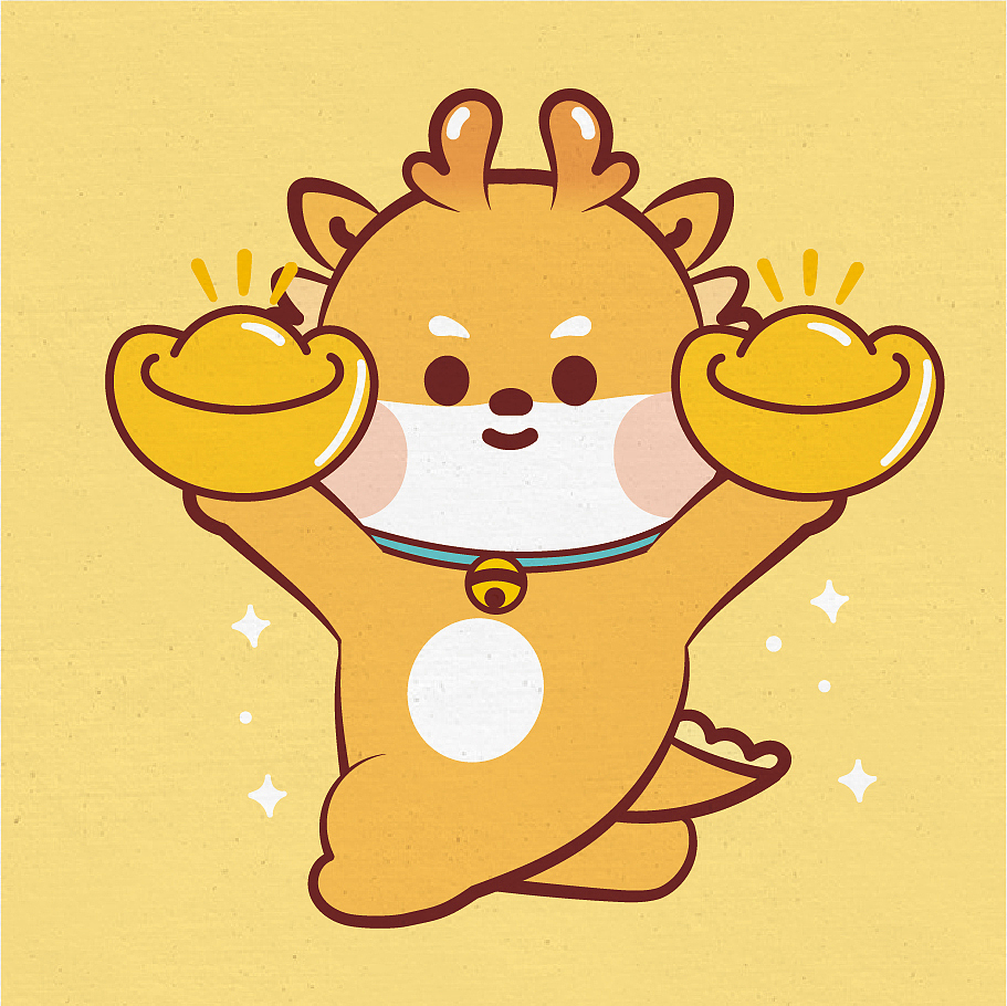 小飞龙可爱卡通表情包设计插画（图ZMzU5ODY4Mzg4） - 商业插画 - 站酷设计师阿茹生肖IP原创素材 - 站酷ZCOOL