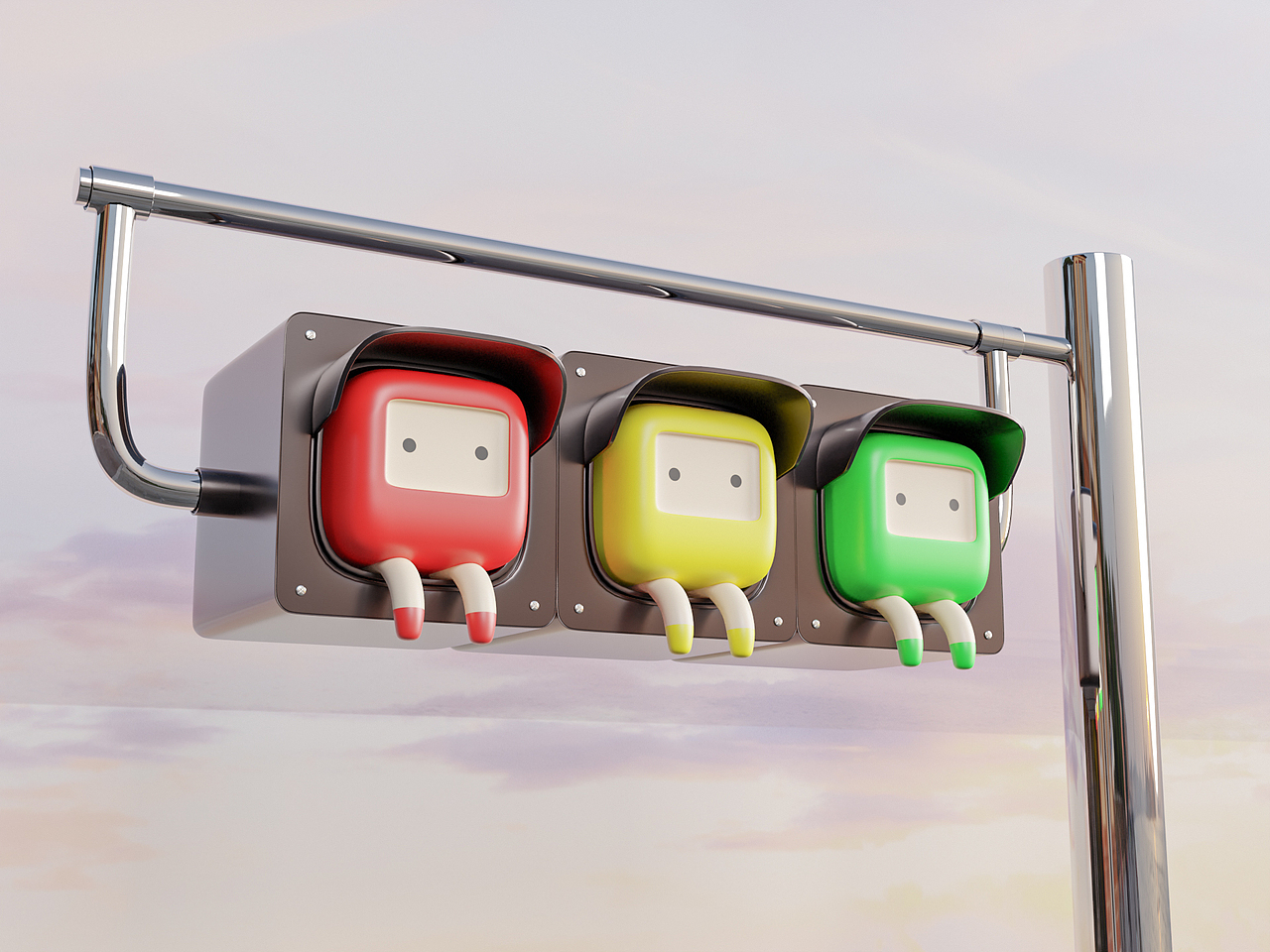 【blender】紅綠燈（圖ZMzE4NDQ2MjA4） - 其他三維 - 站酷設(shè)計師陌子佑原創(chuàng)素材 - 站酷ZCOOL