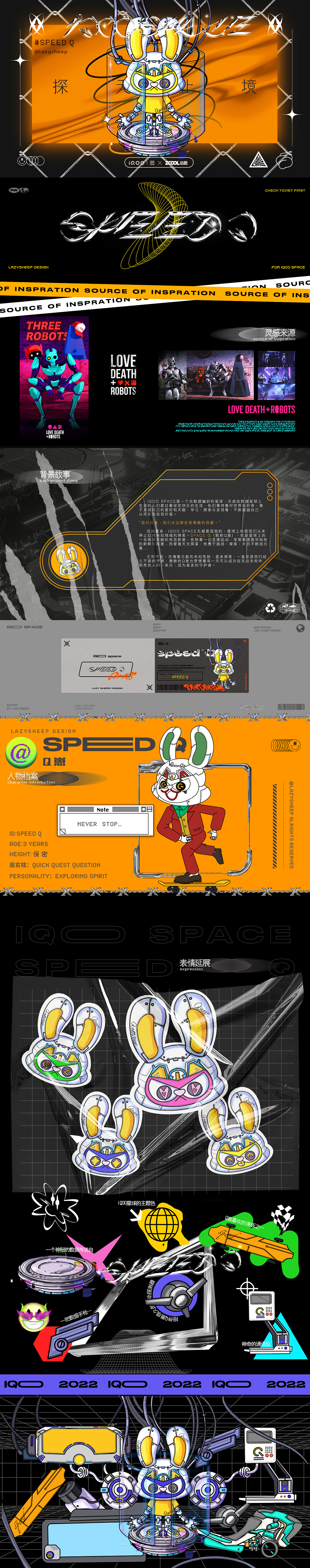 iQOO三周年 IP设计——SPEED Q（图ZMjk4MTg2MTM2） - IP形象 - 站酷设计师懒羊羊ovo原创素材 - 站酷ZCOOL