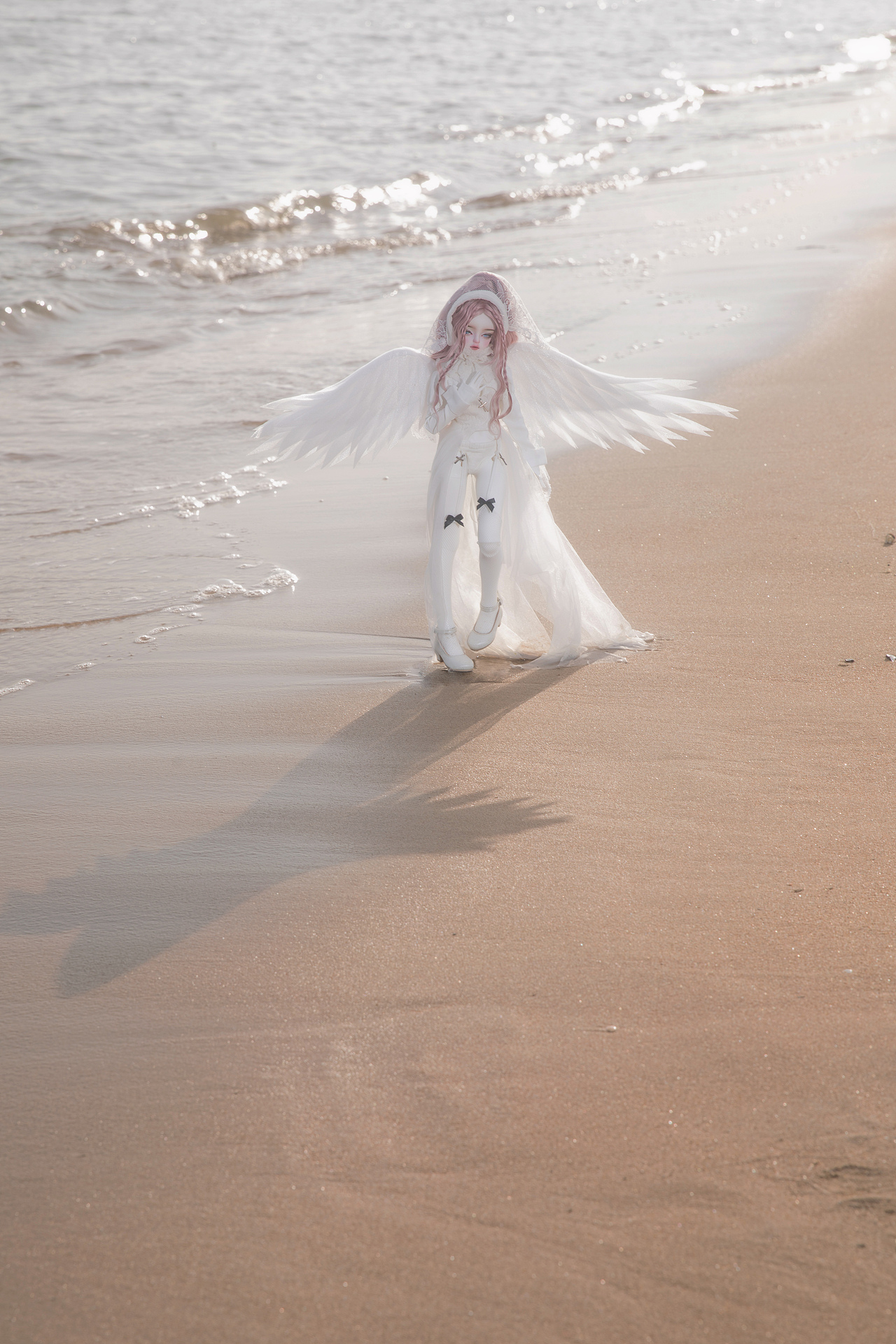 我看见天使沿着海汐向我告别. | bjd摄影