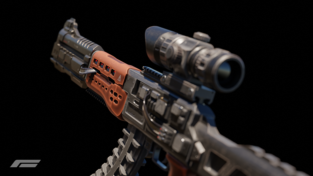 3D科幻风装备道具探索