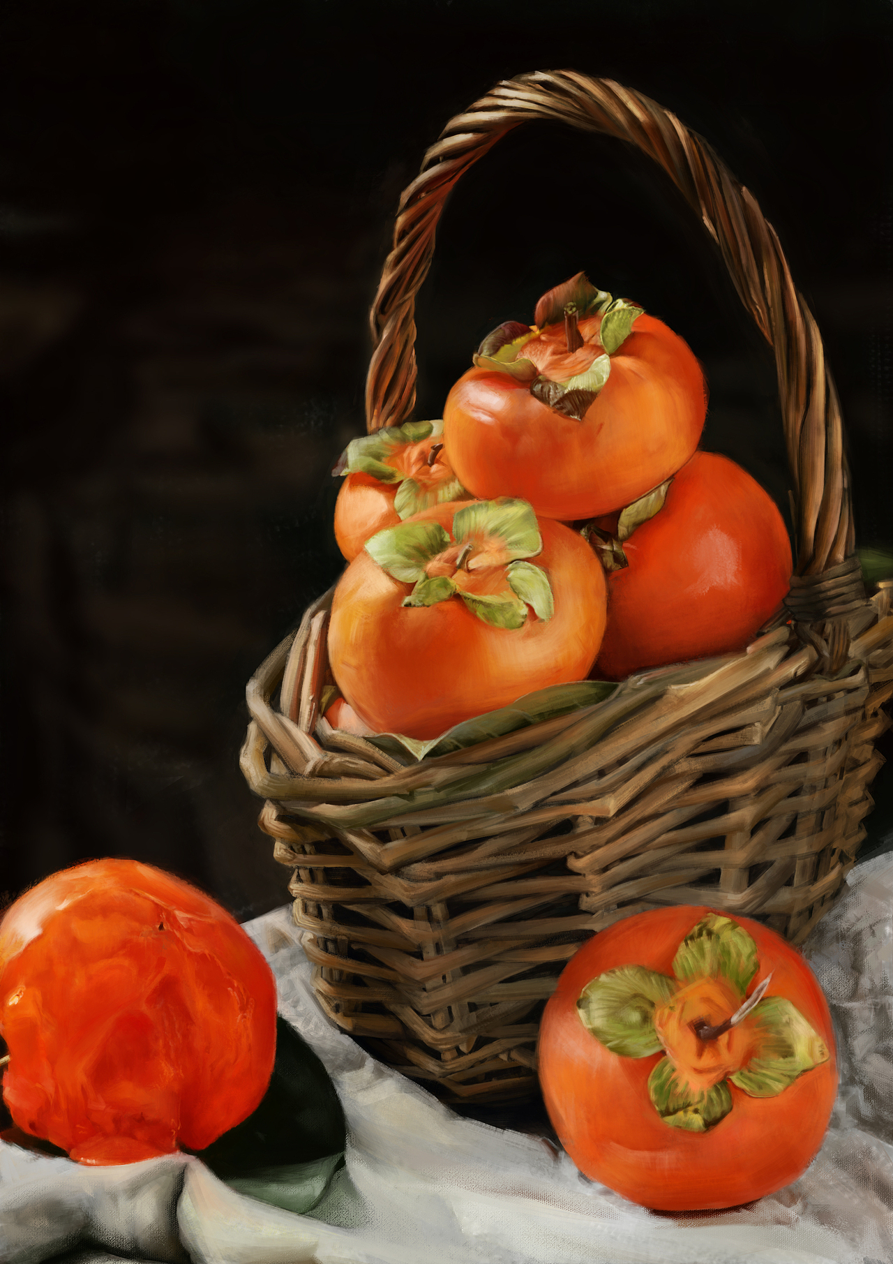 好久不画静物了,拿起来发现手生了。请大佬们指点下。