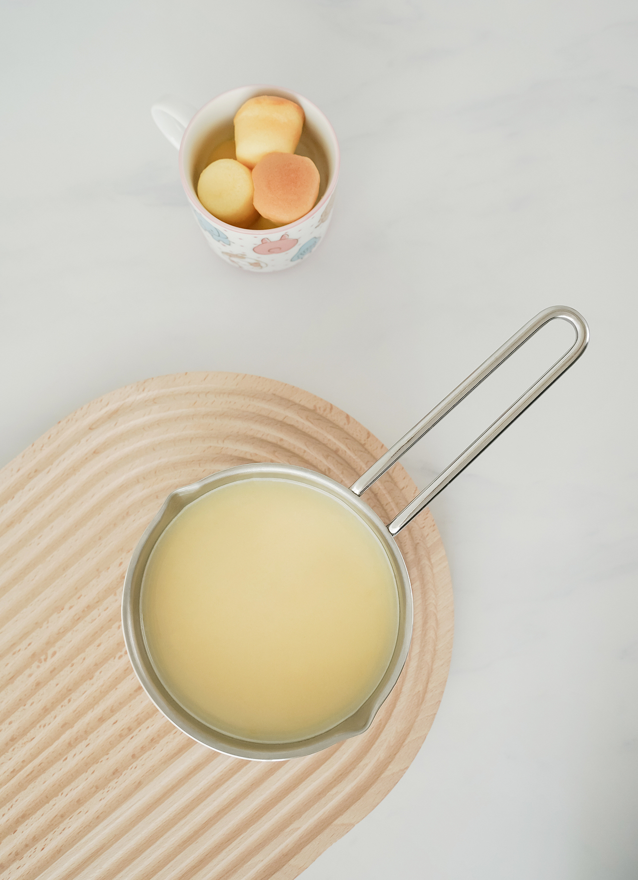 双口不锈钢奶锅